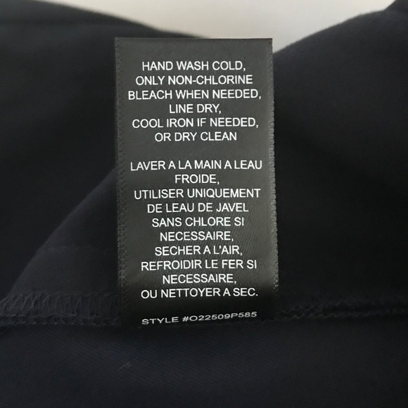 REBECCA TAYLOR Chino Wide Leg Pants Flare Cropped Cotton Blue Women’s Size 8 - Picture 13 of 16